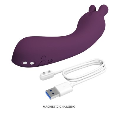 PRETTY LOVE LUNAO VIBRADOR RECARGABLE 10 FUNCIONES MORADO