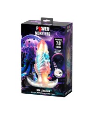 POWER MONSTERS EBON LEVIATHAN PLUG ANAL HINCHABLE FANTASIA TRICOLOR 18 CM