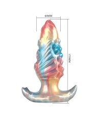 POWER MONSTERS EBON LEVIATHAN PLUG ANAL HINCHABLE FANTASIA TRICOLOR 18 CM