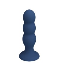 MR PLAY PLUG ANAL CON 3 BOLAS METALICAS Y VENTOSA AZUL