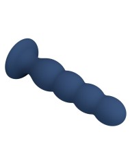 MR PLAY PLUG ANAL CON 4 BOLAS METALICAS Y VENTOSA AZUL