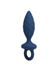 MR PLAY PLUG ANAL TEXTURIZADO CON ANILLA AZUL S