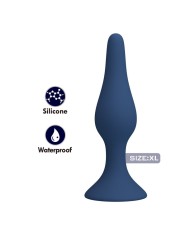 MR PLAY PLUG ANAL CONICO SILICONA AZUL XL