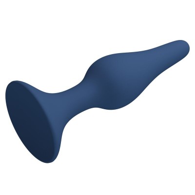 MR PLAY PLUG ANAL CONICO SILICONA AZUL XL