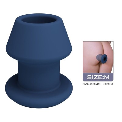 MR PLAY JACK PLUG ANAL HUECO SILICONA AZUL TALLA M