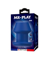 MR PLAY JACK PLUG ANAL HUECO SILICONA AZUL TALLA M