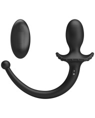 MR PLAY VIBRADOR ANAL Y PERINEAL CON CONTROL REMOTO INALAMBRICO NEGRO