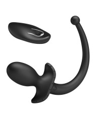 MR PLAY VIBRADOR ANAL Y PERINEAL CON CONTROL REMOTO INALAMBRICO NEGRO