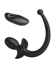 MR PLAY VIBRADOR ANAL Y PERINEAL CON CONTROL REMOTO INALAMBRICO NEGRO