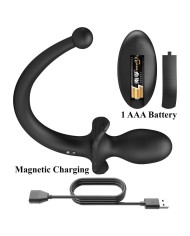 MR PLAY VIBRADOR ANAL Y PERINEAL CON CONTROL REMOTO INALAMBRICO NEGRO