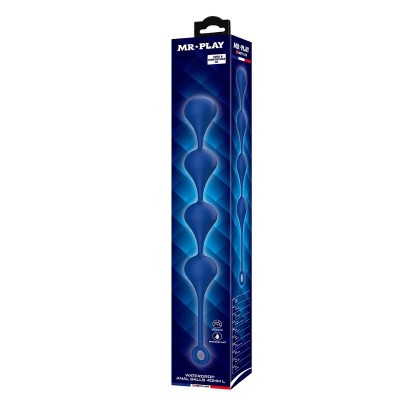 MR PLAY BOLAS ANALES SILICONA AZUL TALLA L 426 CM