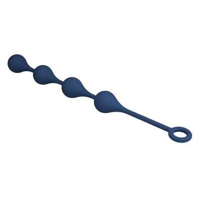 MR PLAY BOLAS ANALES SILICONA AZUL TALLA L 426 CM