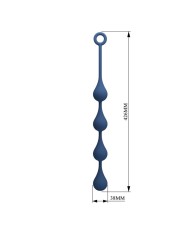 MR PLAY BOLAS ANALES SILICONA AZUL TALLA L 426 CM
