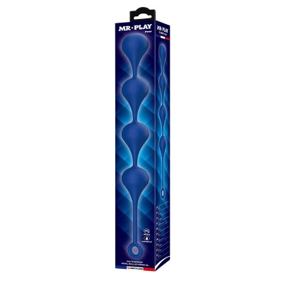 MR PLAY BOLAS ANALES SILICONA AZUL TALLA XL 525 CM