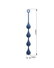 MR PLAY BOLAS ANALES SILICONA AZUL TALLA XL 525 CM