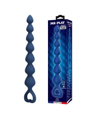 MR PLAY BOLAS ANALES Y PLUG ANAL SILICONA AZUL 267 CM