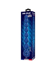 MR PLAY BOLAS ANALES Y PLUG ANAL SILICONA AZUL 267 CM