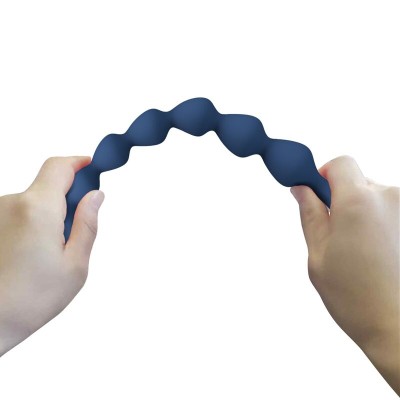 MR PLAY BOLAS ANALES Y PLUG ANAL SILICONA AZUL 267 CM