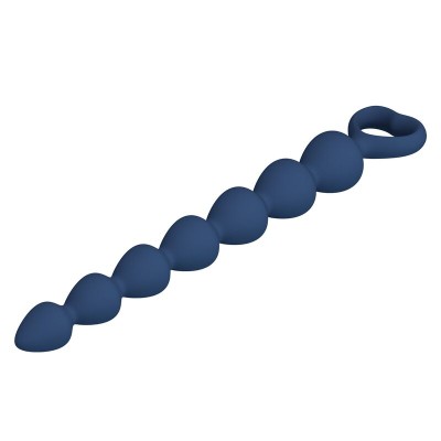 MR PLAY BOLAS ANALES Y PLUG ANAL SILICONA AZUL 267 CM