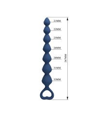 MR PLAY BOLAS ANALES Y PLUG ANAL SILICONA AZUL 267 CM