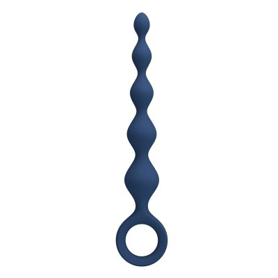 MR PLAY BOLAS ANALES Y PLUG ANAL SILICONA AZUL 204 CM