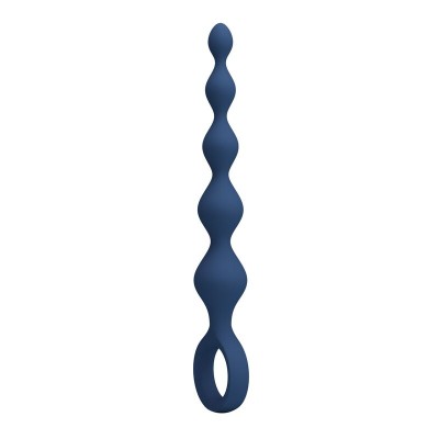 MR PLAY BOLAS ANALES Y PLUG ANAL SILICONA AZUL 204 CM