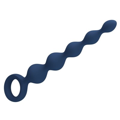 MR PLAY BOLAS ANALES Y PLUG ANAL SILICONA AZUL 204 CM
