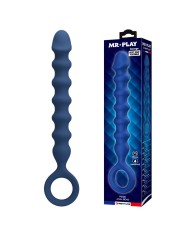 MR PLAY BOLAS ANALES Y PLUG ANAL SILICONA AZUL O 34 CM 285 CM