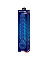 MR PLAY BOLAS ANALES Y PLUG ANAL SILICONA AZUL O 34 CM 285 CM