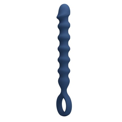 MR PLAY BOLAS ANALES Y PLUG ANAL SILICONA AZUL O 34 CM 285 CM