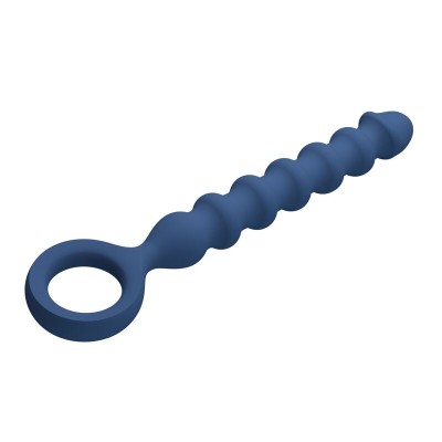 MR PLAY BOLAS ANALES Y PLUG ANAL SILICONA AZUL O 34 CM 285 CM