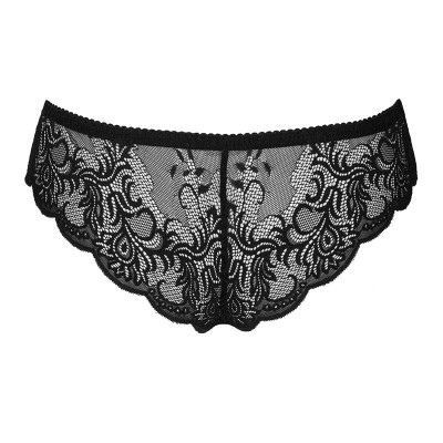 LIVCO CORSETTI FASHION LOVE STORY LC 90679 PANTY CROTCHLESS NEGRO L XL