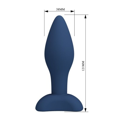 MR PLAY PLUG ANAL CONICO SILICONA AZUL L