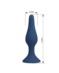 MR PLAY PLUG ANAL SLIM SILICONA AZUL L