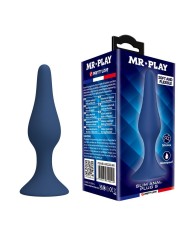MR PLAY PLUG ANAL SILICONA AZUL SLIM TALLA S