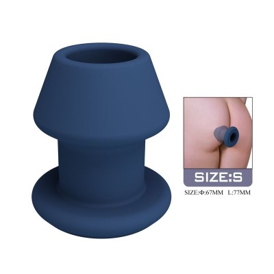 MR PLAY JACK PLUG ANAL HUECO SILICONA AZUL TALLA S