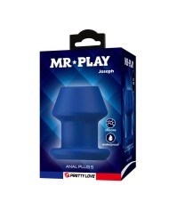 MR PLAY JACK PLUG ANAL HUECO SILICONA AZUL TALLA S