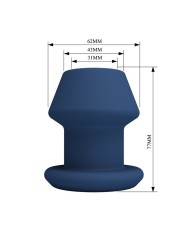 MR PLAY JACK PLUG ANAL HUECO SILICONA AZUL TALLA S