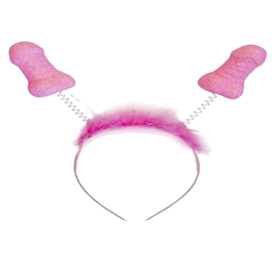 DIABLO PICANTE 6 UDS ANTENAS PITO ROSA PURPURINA