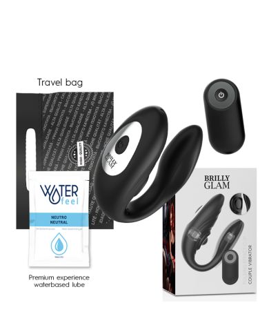 BRILLY GLAM COUPLE PULSING VIBRATING CONTROL REMOTO BRILLY GLAM COUPLE PULSING VIBRATING CONTROL REMOTO