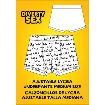 DIABLO PICANTE CALZONCILLO TETAS TALLA MEDIANA