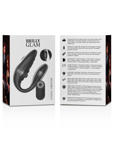 BRILLY GLAM COUPLE PULSING VIBRATING CONTROL REMOTO BRILLY GLAM COUPLE PULSING VIBRATING CONTROL REMOTO
