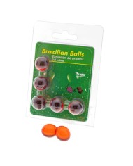 TALOKA BRAZILIAN BALLS GEL INTIMO FRESA CHOCOLATE 5 BOLAS