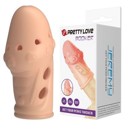 PRETTY LOVE SOCKER FUNDA PARA PENE TEXTURIZADA COLOR NATURAL