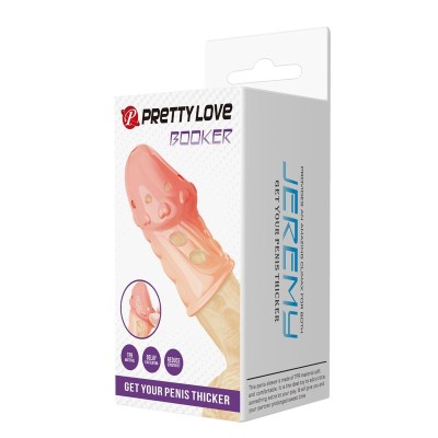PRETTY LOVE SOCKER FUNDA PARA PENE TEXTURIZADA COLOR NATURAL
