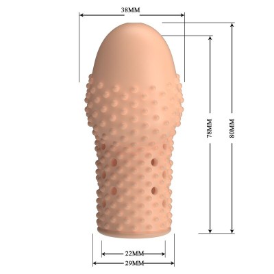 PRETTY LOVE GEEK S FUNDA PARA PENE GET YOUR PENIS THICKER COLOR NATURAL
