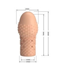 PRETTY LOVE GEEK S FUNDA PARA PENE GET YOUR PENIS THICKER COLOR NATURAL