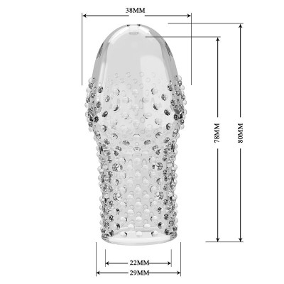 PRETTY LOVE GEEK S FUNDA PARA PENE GET YOUR PENIS THICKER TRANSPARENTE