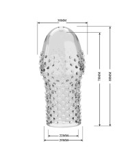 PRETTY LOVE GEEK S FUNDA PARA PENE GET YOUR PENIS THICKER TRANSPARENTE