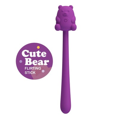 PRETTY LOVE CUTE BEAR FLIRTING STICK VIBRADOR RECARGABLE
